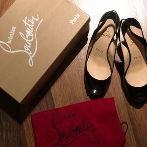 Christian Louboutin Slingback Peeptoe